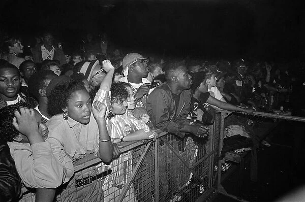 The audience at the Beastie Boys concert at Brixton Academy, London. 24th May 1987