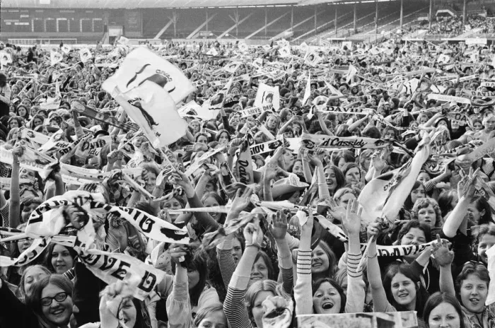 Framed Print : Audience scenes of hysteria at The David Cassidy in concert at White City Stadium Framed Print : Audience scenes of hysteria at The David Cassidy in concert at White City Stadium