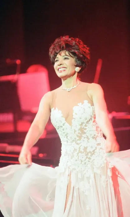 Framed Print : An Audience with Shirley Bassey, Television Special at the Empire Theatre, Liverpool