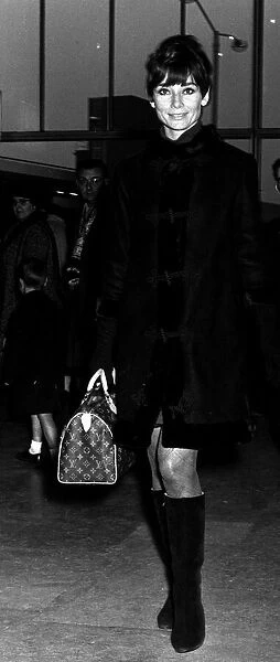 Audrey Hepburn at Heathrow Airport- November 1966