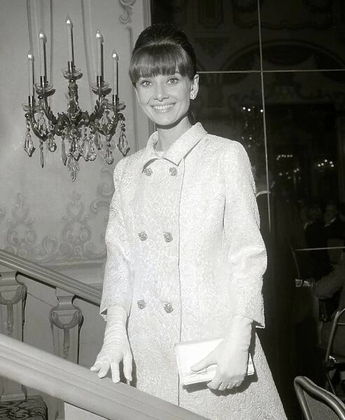 Audrey Hepburn October 1964 at the New York Premier of My Fair Lady