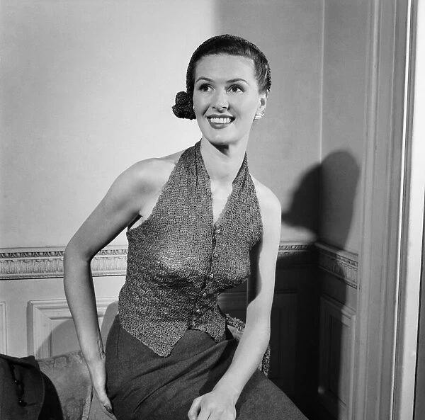 Audrey White Fashion Model. July 1952 C3473