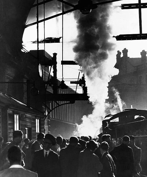 August 8th 1959: Steam enthusiasts gather for a nostalgia trip at New Street