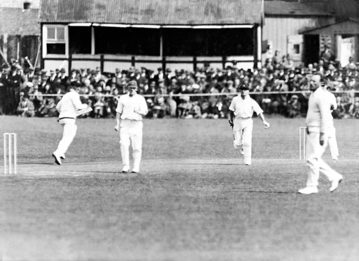 Framed Print : Australia in England, 1930 Worcestershire v Australians County Ground