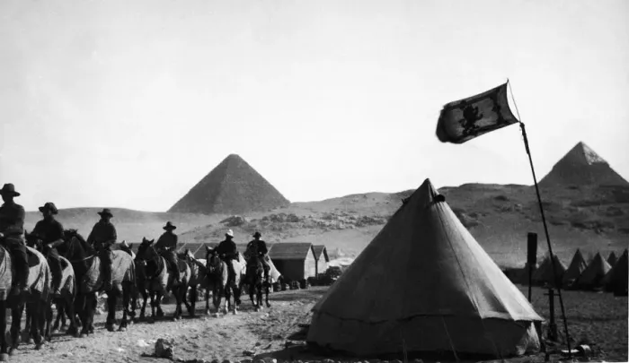 Framed Print : Australian contingent of the Egyptian Expeditionary Force Framed Print : Australian contingent of the Egyptian Expeditionary Force