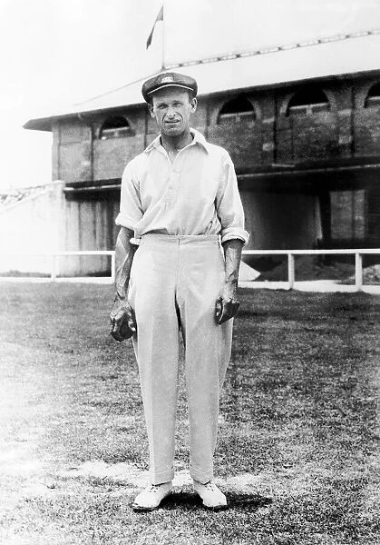 Australian cricketer Clarrie Grimmitt. 2nd March 1925