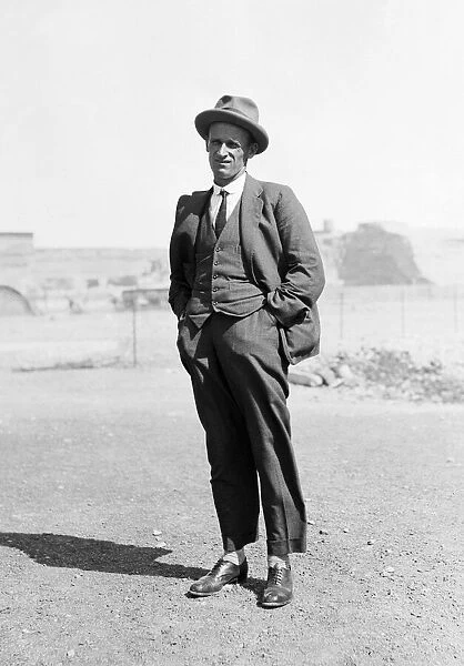 Australian cricketers in Egypt. Clarrie Grimmett. 10th April 1926