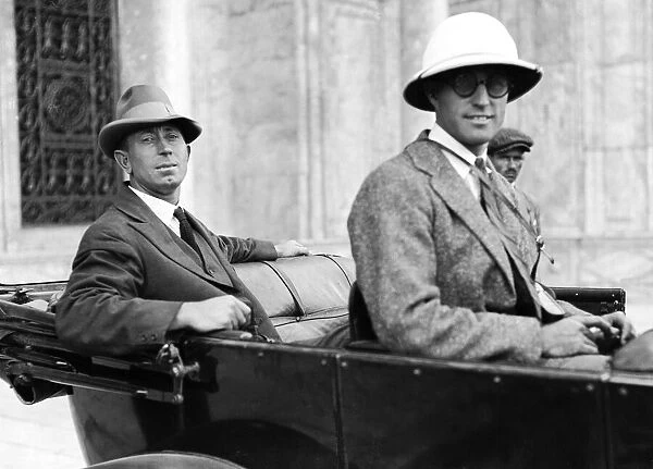 Australian cricketers in Egypt. Jack Ryder and Sam Everett. 10th April 1926