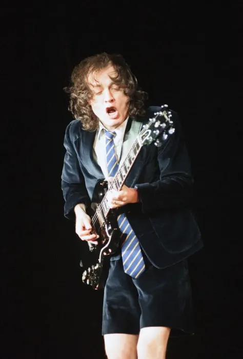 Framed Print : Australian rock group AC  /  DC performing in concert at the Newcastle Arena during their