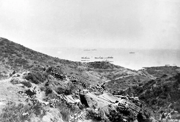 Australian troops landing during the Dardanelles Operation 1915 World War 1914