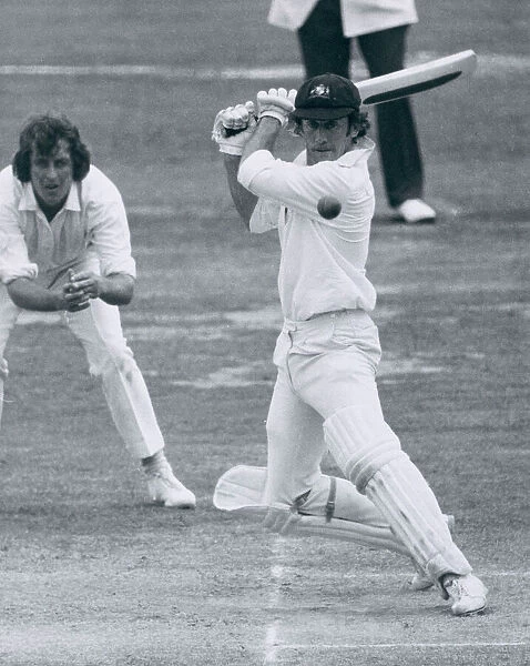 Australias Ian Chappell in action against England August 1975 ***