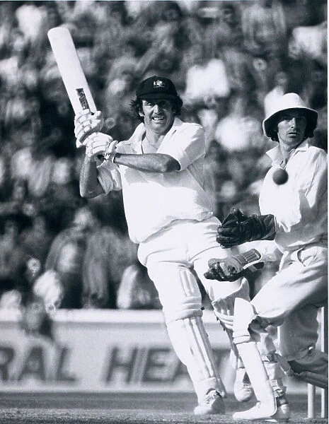 Australias Ian Chappell in action against England August 1976 ***
