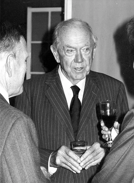 Author Graham Greene on the eve of his eightieth birthday at the RSA