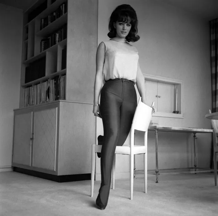 Framed Print : Author Jackie Collins at her home March 1964 Framed Print : Author Jackie Collins at her home March 1964