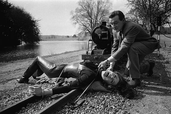 The Avengers television programme 1965 Diana Rigg and Patrick MacNee