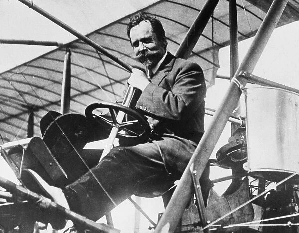 Aviation pioneer Colonel S. F Cody pictured in 1911