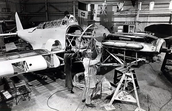 Aviation - RAF St Athan - Rebuilding and restoring - a 1940 Farey Battle is the centre of