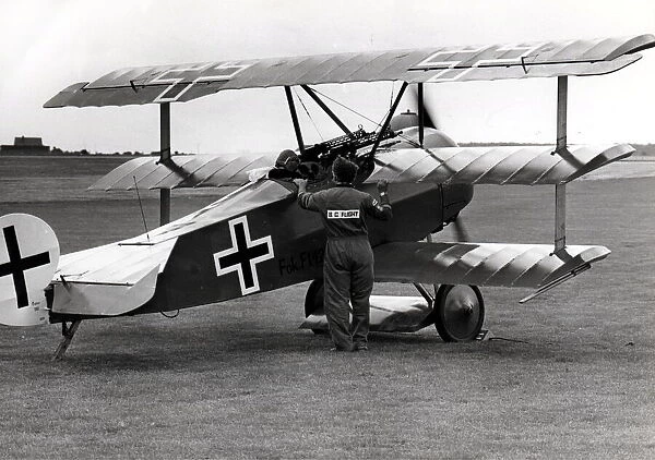 Aviation - RAF St Athan - The replica of Manfred Von Richthofen