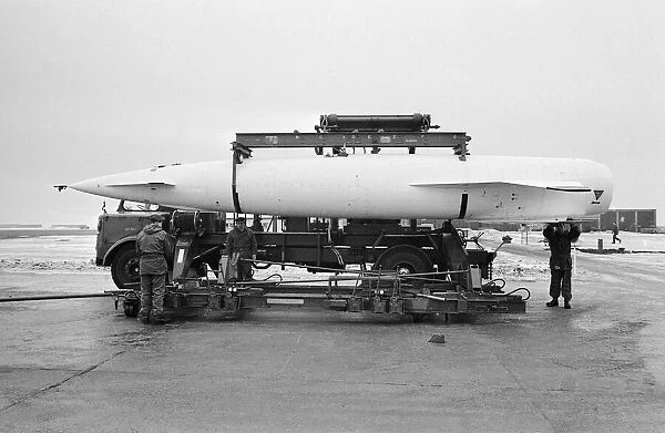 The Avro Blue Steel, a British air-launched, rocket-propelled nuclear stand-off missile