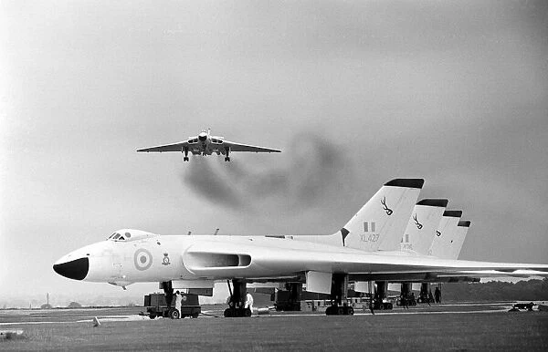 Avro Vulcan Bombers at RAF Station Wittering 16th July 1963