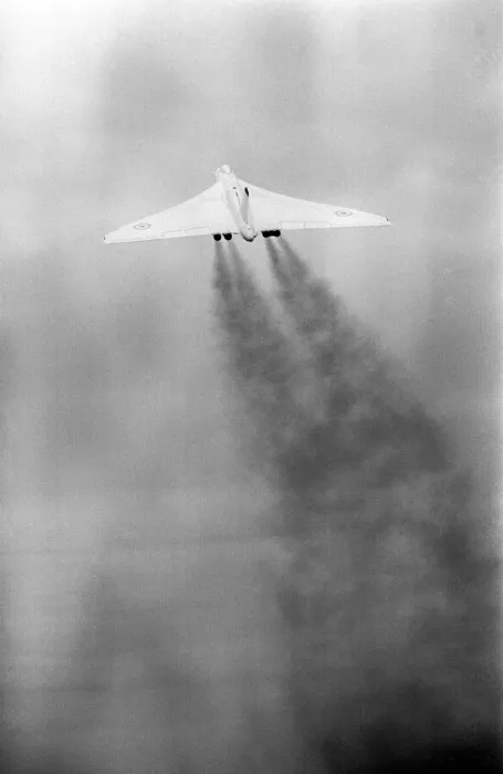 Framed Print : Avro Vulcan Bombers at RAF Station Wittering 16th July 1963 Framed Print : Avro Vulcan Bombers at RAF Station Wittering 16th July 1963