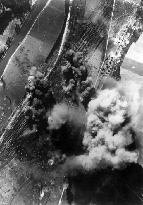 Framed Print : B-26 Marauder bombers of the 9th Air Force attacking the Creil, Aerial, Air Raid Framed Print : B-26 Marauder bombers of the 9th Air Force attacking the Creil, Aerial, Air Raid