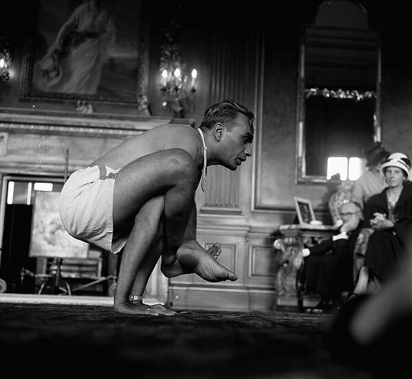 B Ks Iyengar, yoga teacher. 12th June 1960