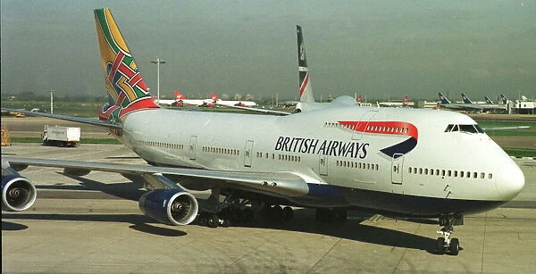 The BA 747 400 aircraft involved in the clear air turbulance flight to Heathrow airport