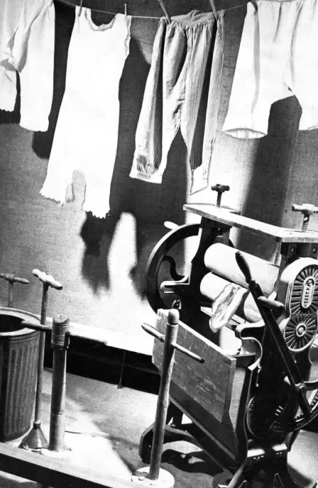 Framed Print : Some of the backbreaking equipment women would use on washing days in days gone by Framed Print : Some of the backbreaking equipment women would use on washing days in days gone by