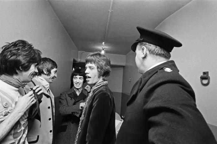 Framed Print : Backstage scenes of The Rolling Stones appearing on Sunday Night at the London Palladium Framed Print : Backstage scenes of The Rolling Stones appearing on Sunday Night at the London Palladium