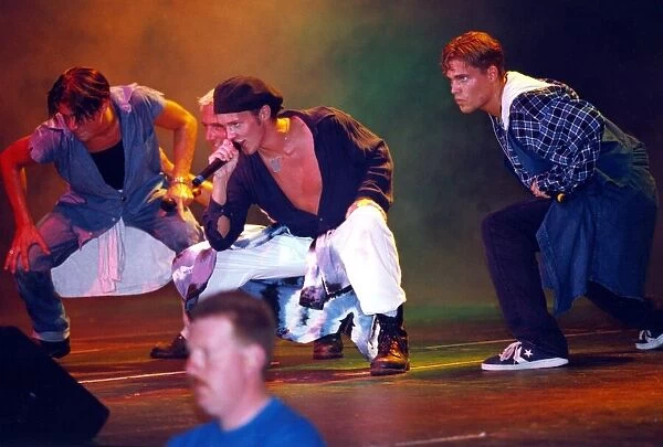 Bad Boys Inc performing at the Tyne Tees Television studio in Newcastle