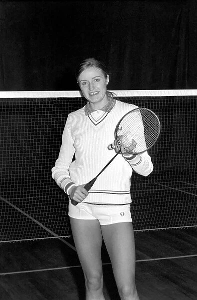 Badminton. Champion. Gillian Gilks. March 1975 75-01482-009
