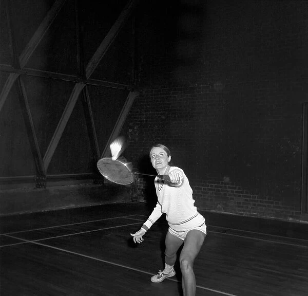 Badminton. Champion. Gillian Gilks. March 1975 75-01482-003