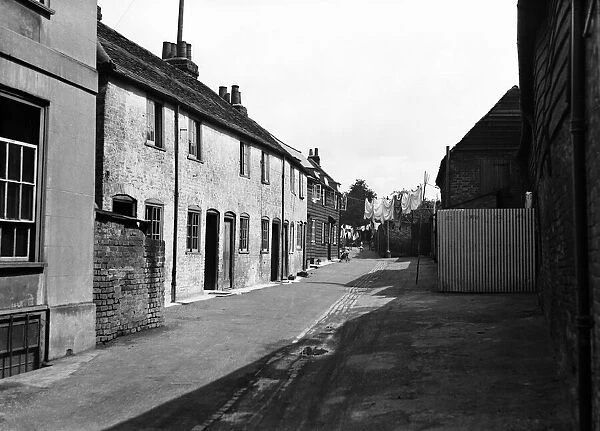 Bakers yard cottages, Uxbridge, London. Circa 1930