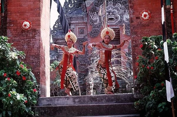 Balinese traditional dancers circa 1995