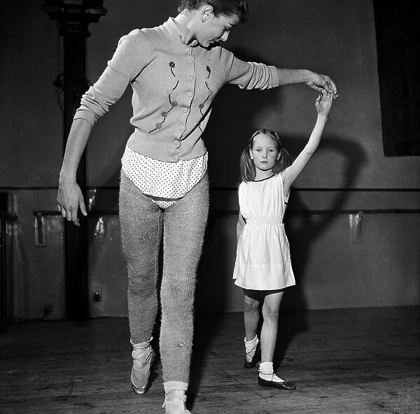 Ballet lessons for children at Rambert School in the Mercury Theatre in Notting Hill Gate