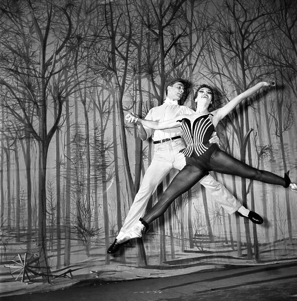 Ballet: Liliane Montercchi and Roland Pettit in Ballets de Paris at Stoll Theatre, London