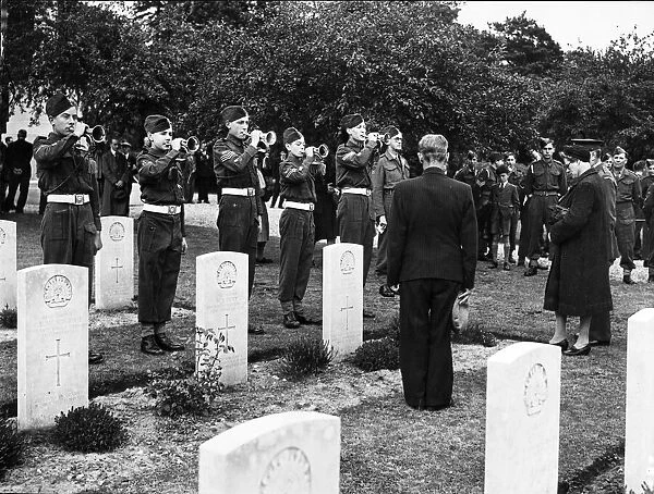 Band of 25 B and C, Woking Cadets, at Brookwood Cemetery