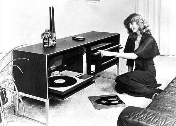 A Bang & Olufsen new Hi-Fi console and equipment. The console cost around £