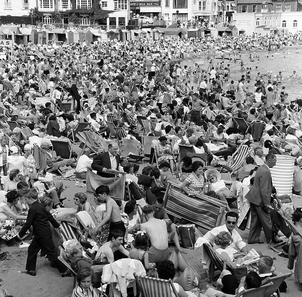 Bank holiday scenes in Broadstairs, Kent. 5th August 1962
