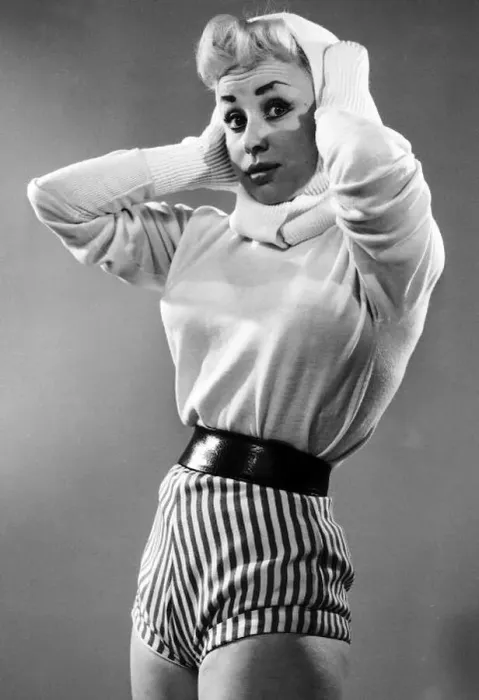 : Barbara Windsor Actress 20 years old wearing a tight jumper head scarf : Barbara Windsor Actress 20 years old wearing a tight jumper head scarf