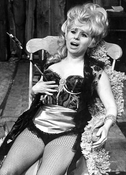 Barbara Windsor appearing at the Belgrade theatre, Coventry