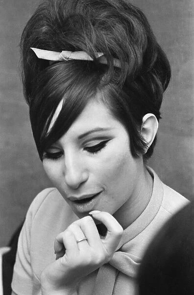 Barbra Streisand, Actress and Singer, Photo-call, London, 20th March 1966
