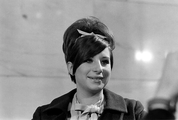 Barbra Streisand American actress and singer, photographed in the Savoy Hotel in London