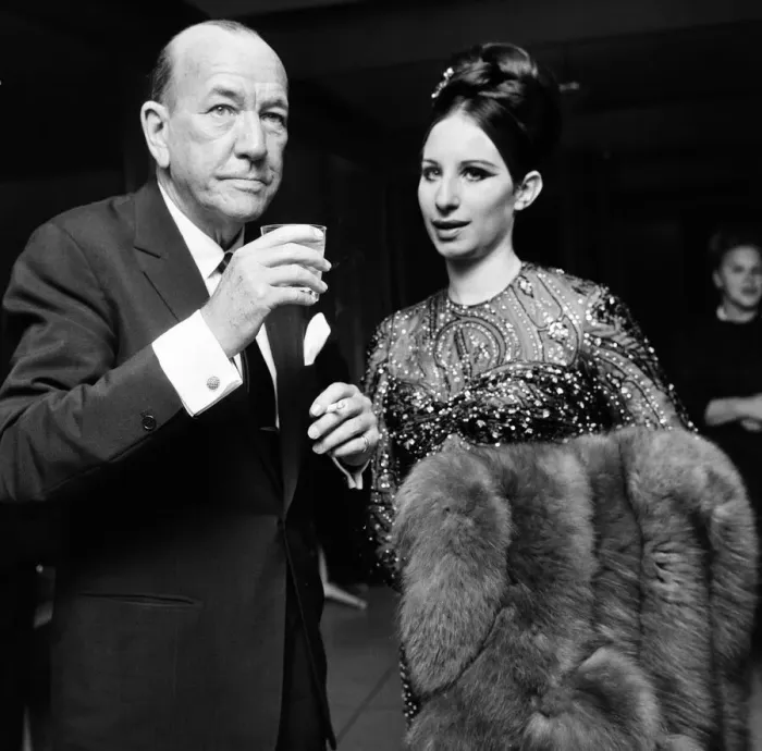 Framed Print : Barbra Streisand, Reception at American Embassy, after benefit performance at the embassy