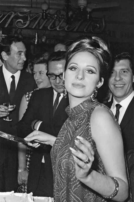 Framed Print : Barbra Streisand threw a West End party into the early hours as her hit show Framed Print : Barbra Streisand threw a West End party into the early hours as her hit show