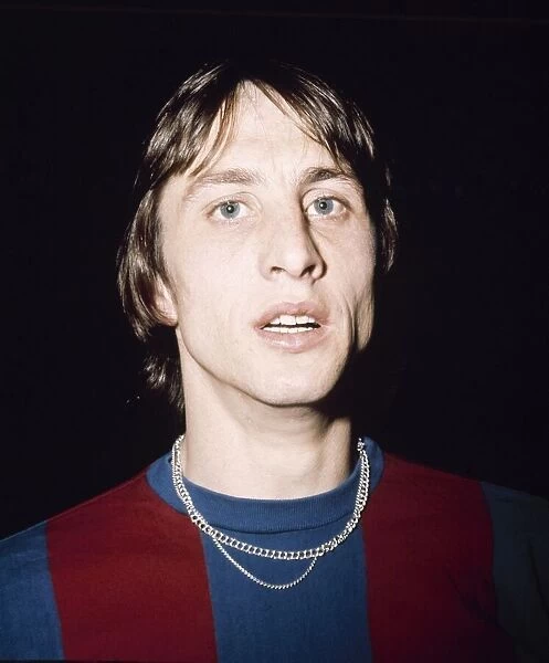 Barcelona footballer Johan Cruyff pictured before his side