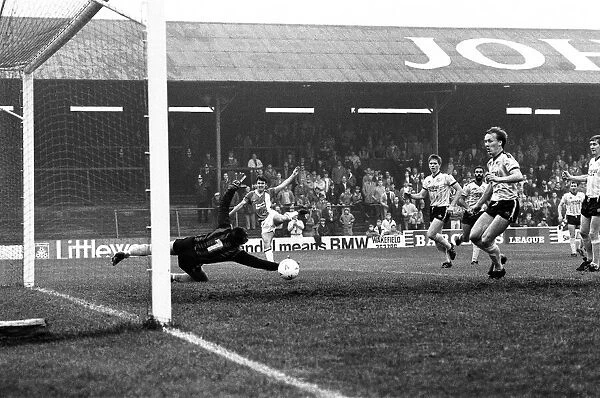 Barnsley 5 v Stoke 2. league match, Saturday 31st October 1987