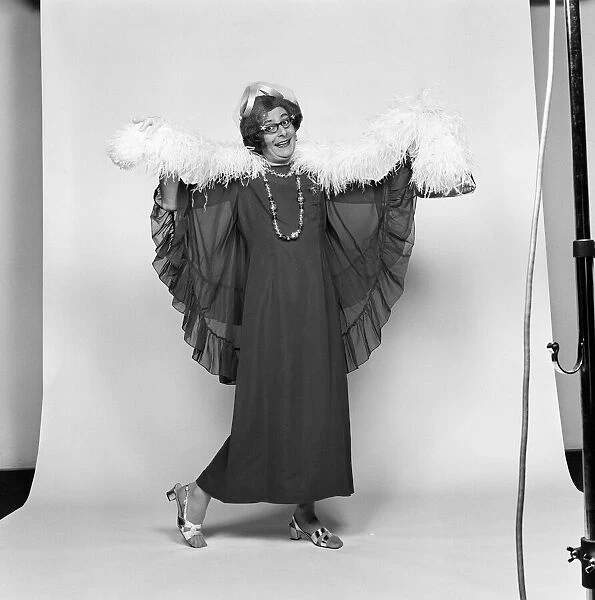 Barry Humphries as Dame Edna Everage. 2nd October 1973
