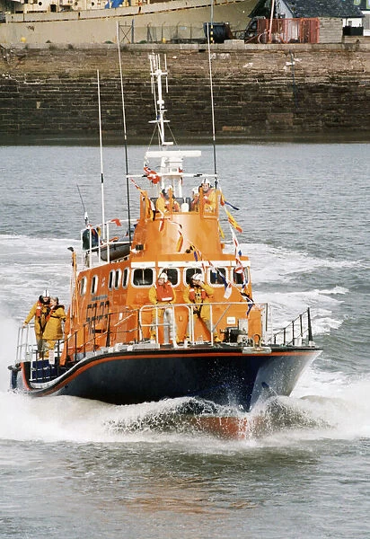 The Barry lifeboat the Mary Frances Love. 4th March 1999